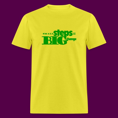 small steps green - Men's T-Shirt