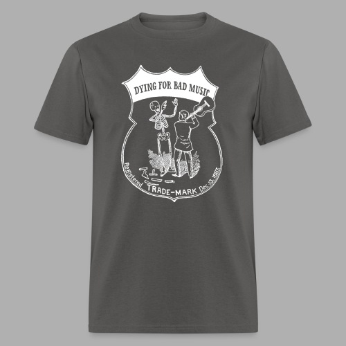 Dying For Bad Music Logo inverted - Men's T-Shirt