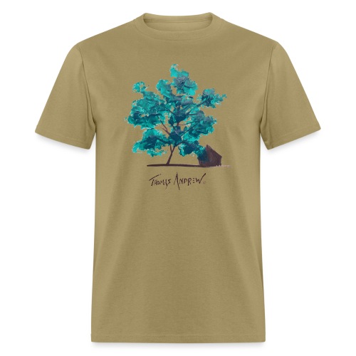 Teal Tree PNG - Men's T-Shirt