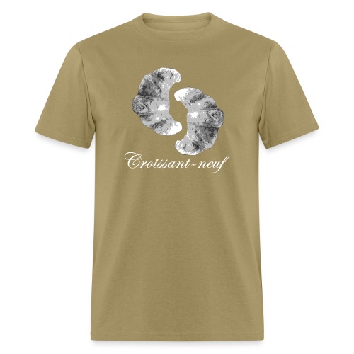 croissant3 white - Men's T-Shirt