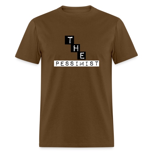 The pessimist Abstract Design - Men's T-Shirt