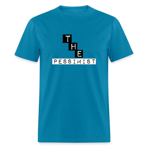 The pessimist Abstract Design - Men's T-Shirt