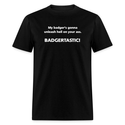 badgertasticfull1 simple - Men's T-Shirt