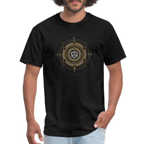 Sacred Symbol Polyhedral D20 Dice - Men's T-Shirt