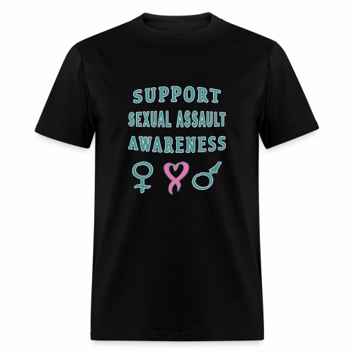 Support Sexual Assault Awareness Prevention Month - Men's T-Shirt
