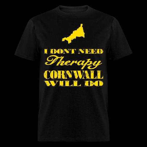 Don't need therapy/Cornwall - Men's T-Shirt