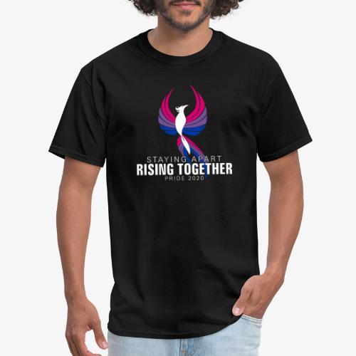 Bisexual Staying Apart Rising Together Pride 2020 - Men's T-Shirt