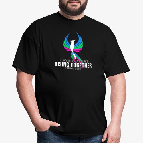 Polysexual Staying Apart Rising Together Pride - Men's T-Shirt