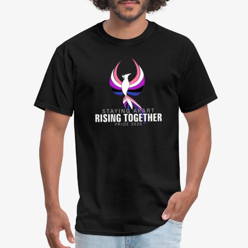 Genderfluid Staying Apart Rising Together Pride - Men's T-Shirt
