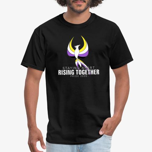 Nonbinary Staying Apart Rising Together Pride - Men's T-Shirt