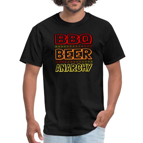 BBQ BEER ANARCHY - Men's T-Shirt