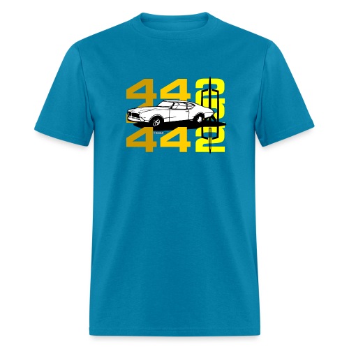 auto_oldsmobile_442_002a - Men's T-Shirt