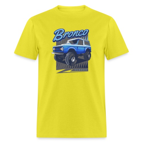 BRONCO BLUE CLASSIC TRUCK - Men's T-Shirt