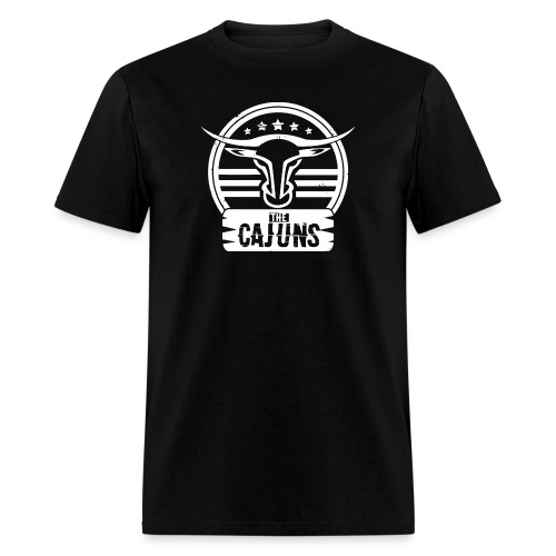 cajuns logo BLANC png - Men's T-Shirt