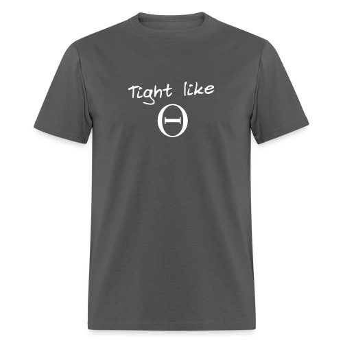 tight like theta white - Men's T-Shirt
