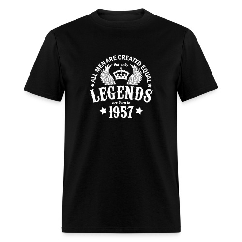 Legends are Born in 1957 - Men's T-Shirt