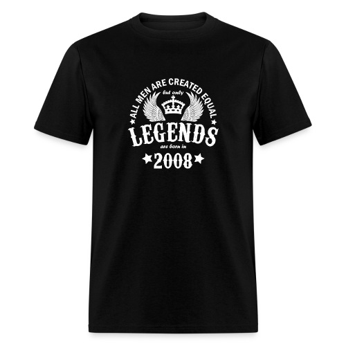Legends are Born in 2008 - Men's T-Shirt