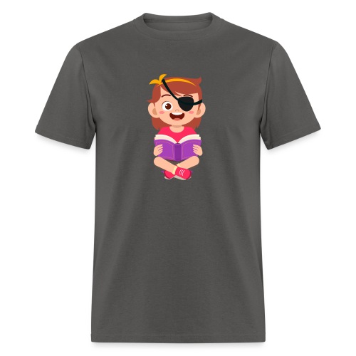 Little girl with eye patch - Men's T-Shirt
