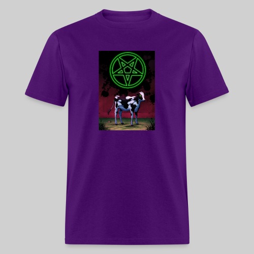 Satanic Cow - Men's T-Shirt