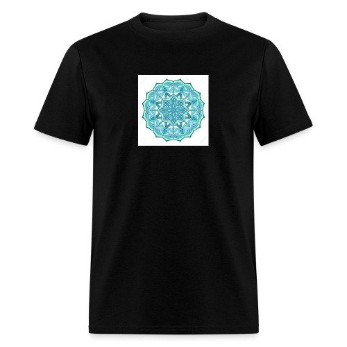 Turquoise mandala - Men's T-Shirt