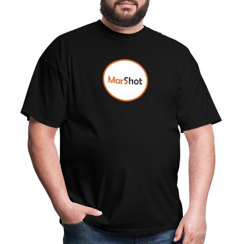 MarShot Logo - White - Men's T-Shirt