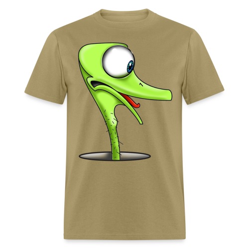 Funny Green Ostrich - Men's T-Shirt
