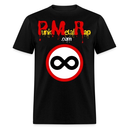 PunkMetalRap com (Front & Back) - Men's T-Shirt