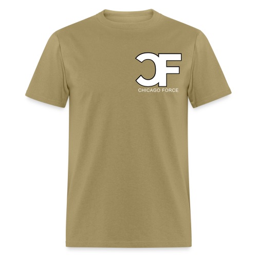 CF Logo Original vector w Chicago Force - Men's T-Shirt