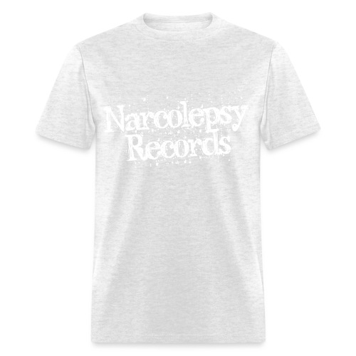 Narcolepsy Records Logo/White - Men's T-Shirt