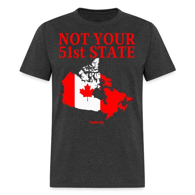 Canada Is Not Your 51st State - Canada Map Flag