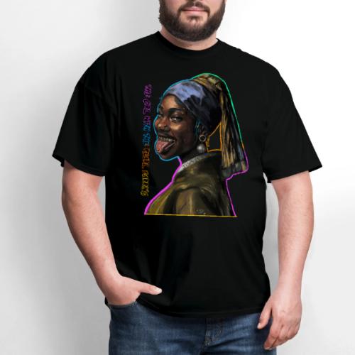 Merch of The Girl With The Pearl Earring by cye - Men's T-Shirt
