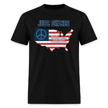 Just Sixties 2025 Tour Shirt - Men's T-Shirt - black - Front - Jose (178cm)