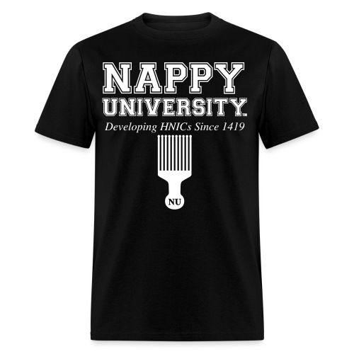 Nappy University Logotype - Men's T-Shirt