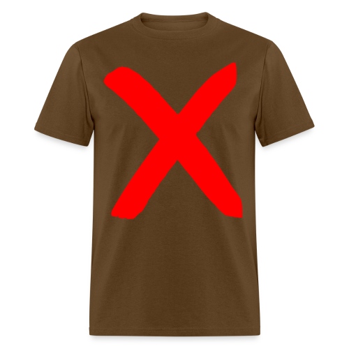 X, Big Red X - Men's T-Shirt