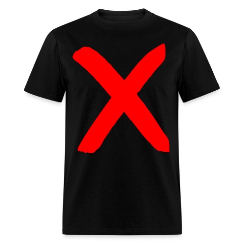 X, Big Red X - Men's T-Shirt