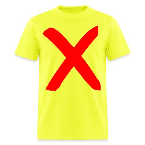 X, Big Red X - Men's T-Shirt