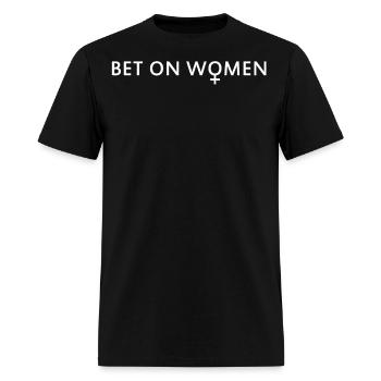 Bet On Women - Men's T-Shirt - black - Front - Jose (178cm)