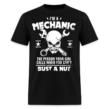 Je suis un mécanicien la personne que votre fille appelle quand yo - T-shirt Homme - noir - Devant - Jose (178cm)
