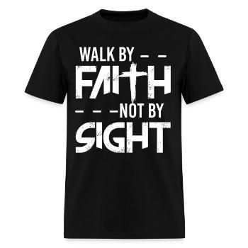Faith Religious Christianity Christianity Church - Men's T-Shirt - black - Front - Jose (178cm)
