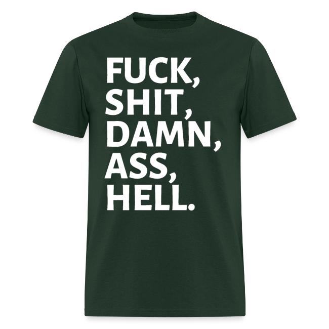 FUCK SHIT DAMN ASS HELL