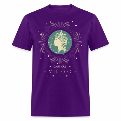 Zodiac sign Cautious Virgo August September - Men's T-Shirt