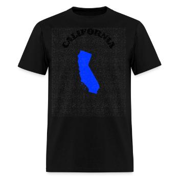 California - Men's T-Shirt - black - Front - Jose (178cm)