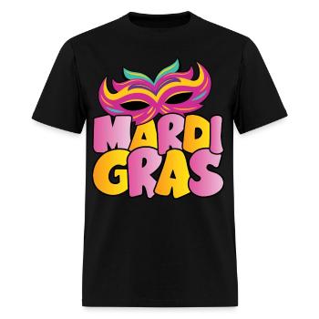 MARDI GRAS - Men's T-Shirt - black - Front - Jose (178cm)