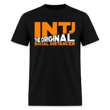 INTJ Personality - Men's T-Shirt - black - Front - Jose (178cm)
