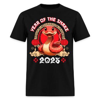 Chinese new year 2025 year-Year Of The Snake 2025 - Men's T-Shirt - black - Front - Jose (178cm)
