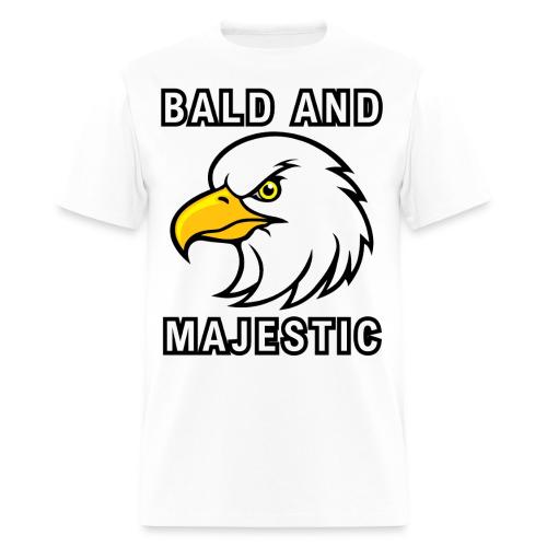 Bald and Majestic - Bald Eagle Head - Men's T-Shirt