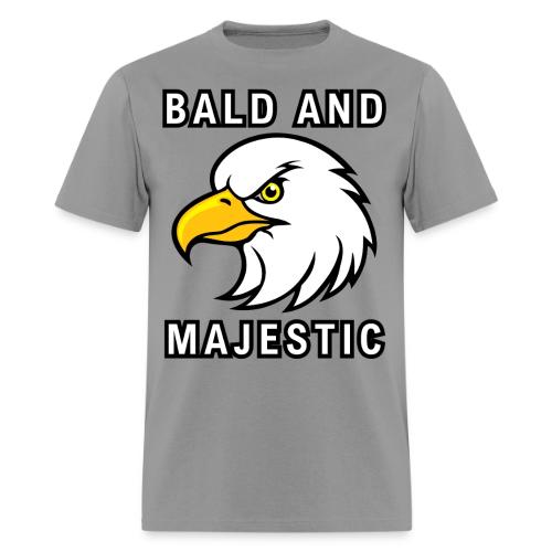 Bald and Majestic - Bald Eagle Head - Men's T-Shirt
