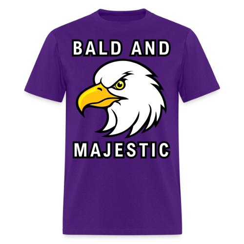 Bald and Majestic - Bald Eagle Head - Men's T-Shirt