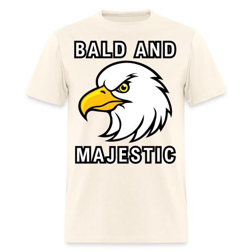 Bald and Majestic - Bald Eagle Head - Men's T-Shirt