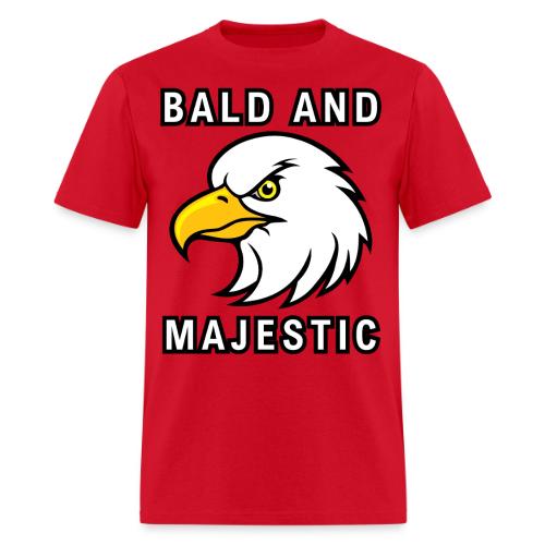 Bald and Majestic - Bald Eagle Head - Men's T-Shirt